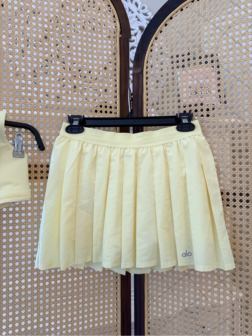 Alo NEVER WORN Yellow Two-Piece Tennis Set - Picture 3 of 8